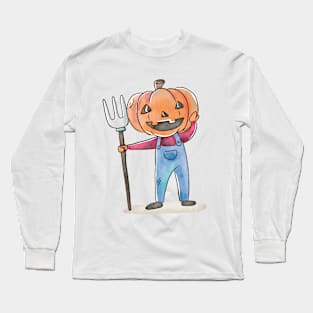 Halloween Pumpkin Long Sleeve T-Shirt